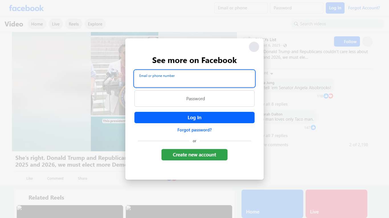 She’s right. Donald Trump and Republicans couldn't care less about us. In 2025 and 2026, we must elect more Democratic pro-choice women like Sen. Angela Alsobrooks and stop Republicans’ dangerous policies in their tracks. EMILYs List Facebook