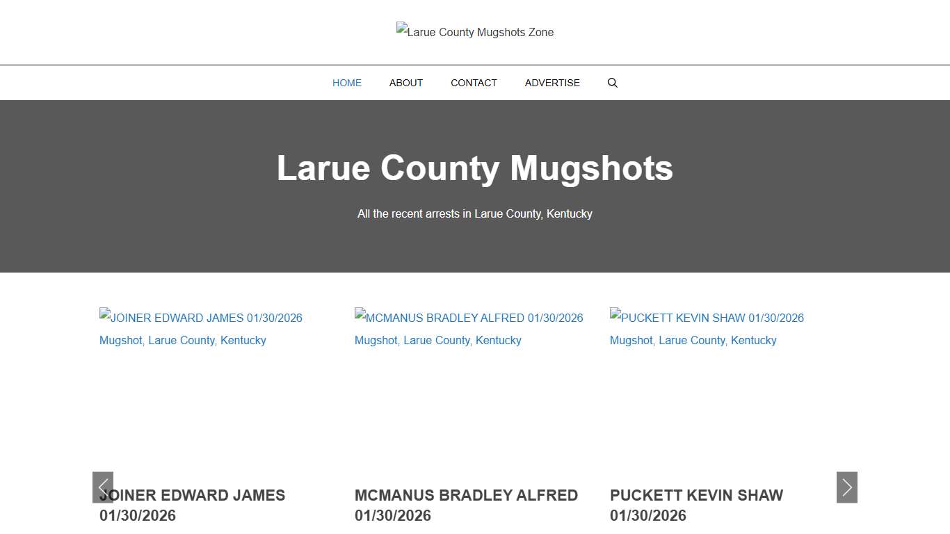 Larue County Mugshots Zone