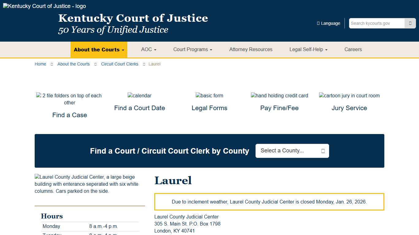 Laurel - Kentucky Court of Justice